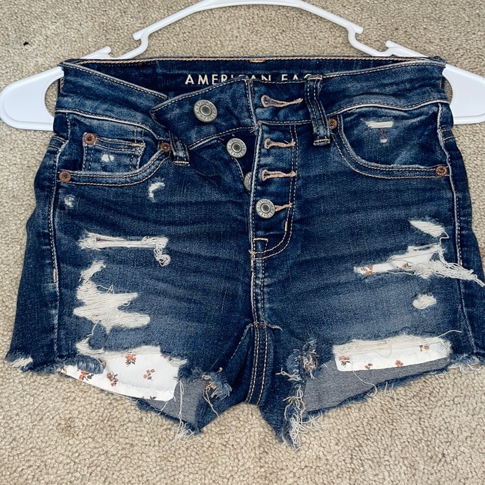 American eagle jean shorts